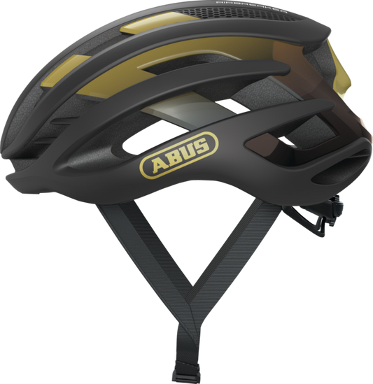 Capacete de estrada ABUS AIRBREAKER Preto/Dourado