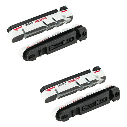 Pares de Patins de Cartuchos BBB CARBSTOP Universal Carbono