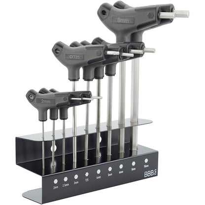 Conjunto de 8 chaves Allen em T e 1 chave Torx BBB BTL-45S