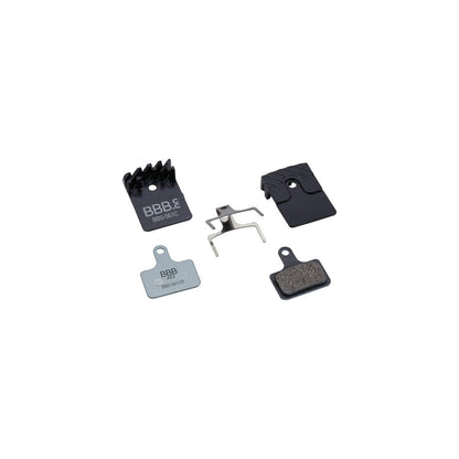 Pastilhas de travão BBB CoolFin BBS-561C orgânicas – Shimano Dura-Ace / Ultegra / GRX – Com aletas
