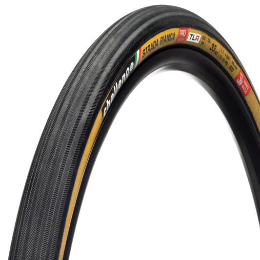 Pneu CHALLENGE OPEN STRADA BIANCA 700x33c Tubeless Ready Bege