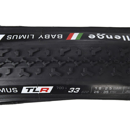 Pneu CHALLENGE BABY LIMUS 700x33c Tubeless Ready Preto