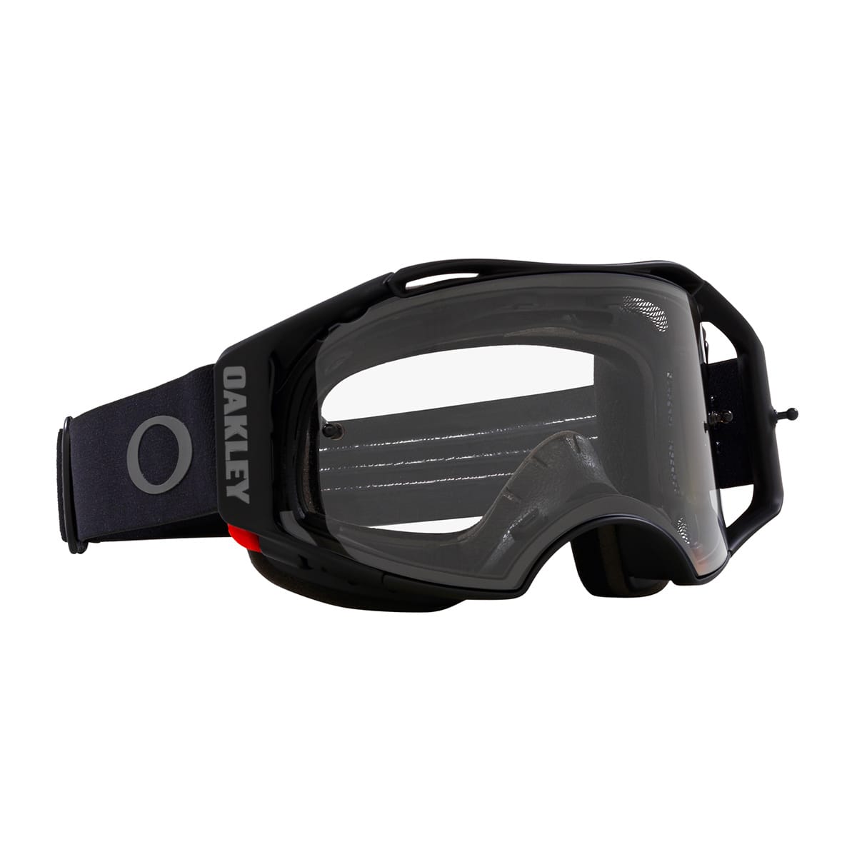 Óculos de proteção OAKLEY AIRBRAKE MTB Preto Metálico Transparente OO7107-21