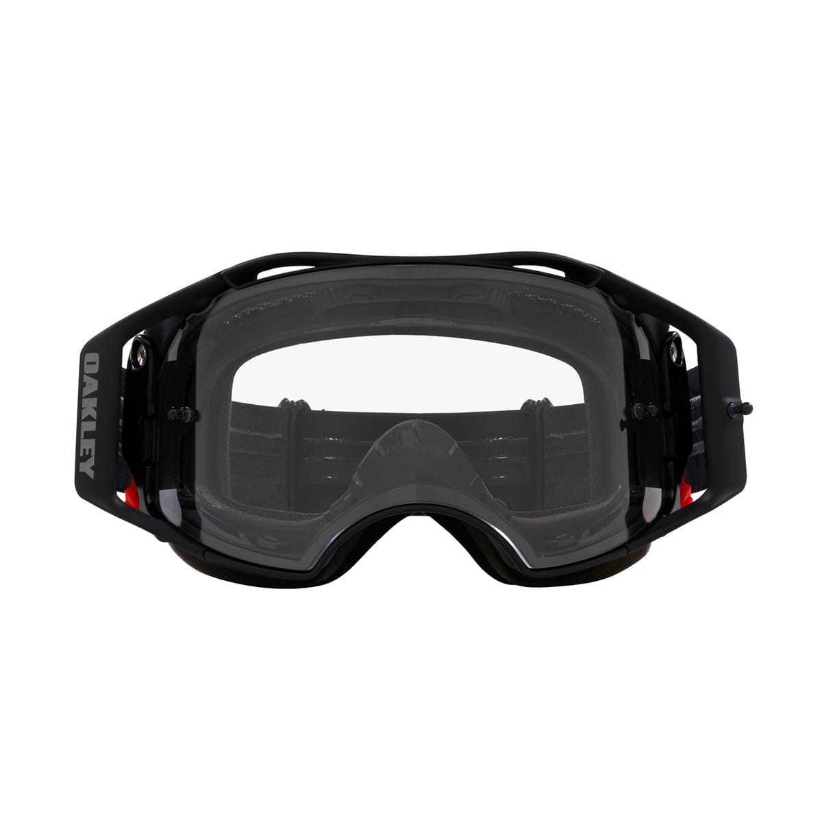 Óculos de proteção OAKLEY AIRBRAKE MTB Preto Metálico Transparente OO7107-21