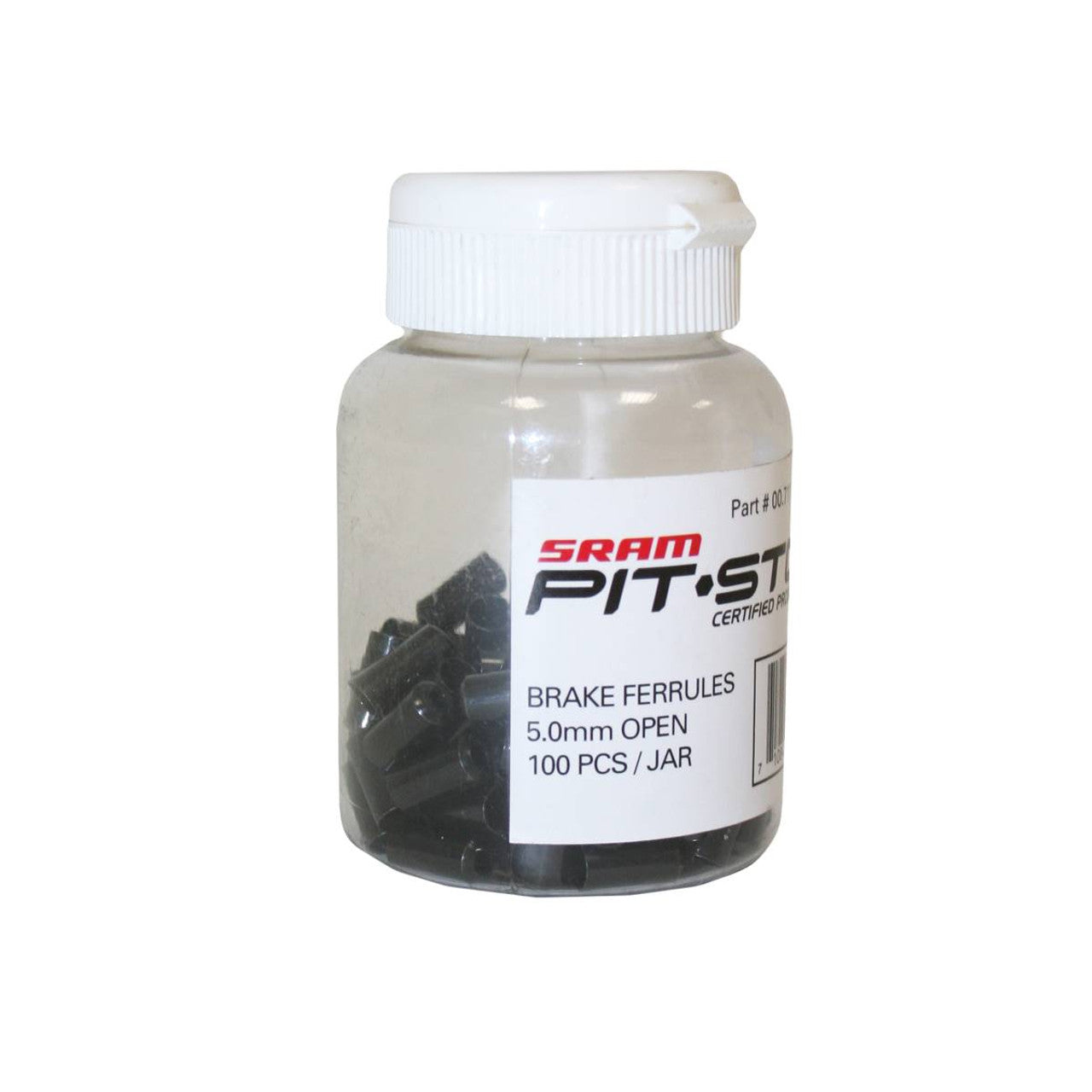 Tampa de extremidade SRAM para cabo de travão aberto de 5,0 mm (embalagem de 100)