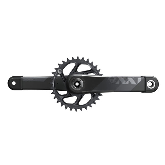 Pedaleiro de prato único 12V SRAM XX1 EAGLE DUB standard/FAT cinzento