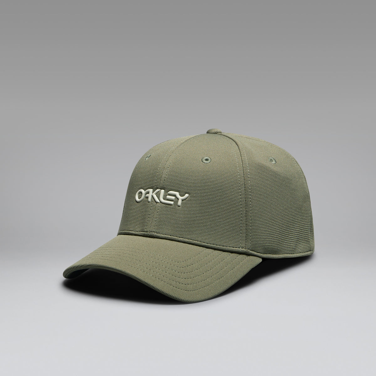 Boné OAKLEY 6 PANEL STRETCH METALLIC Caqui