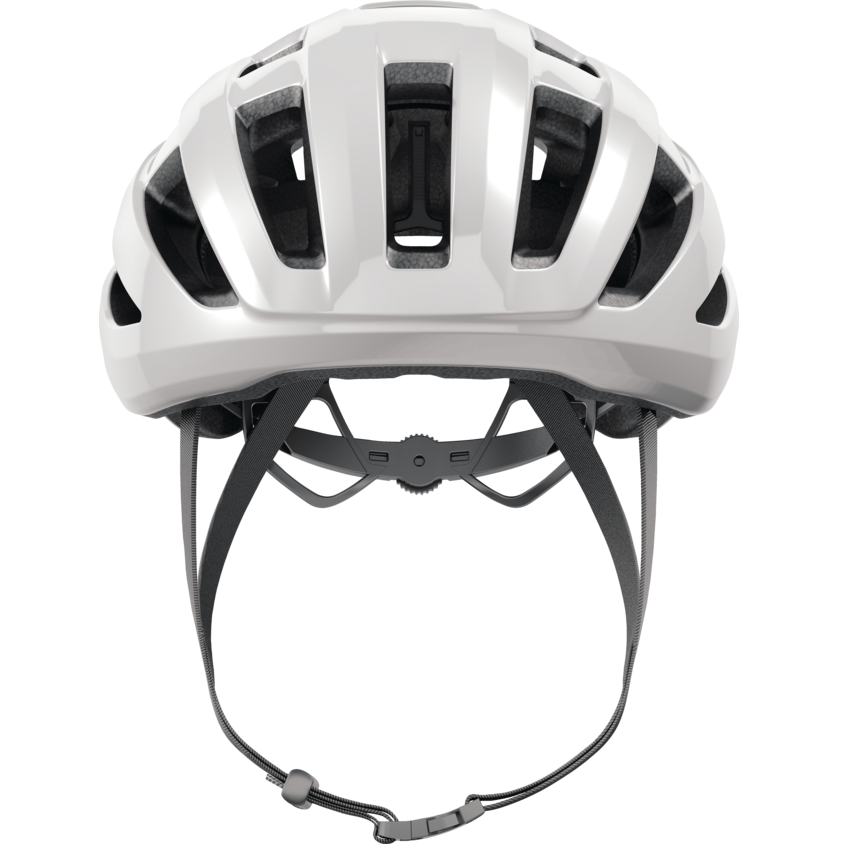 Capacete de estrada ABUS POWERDOME MIPS Branco Brilhante