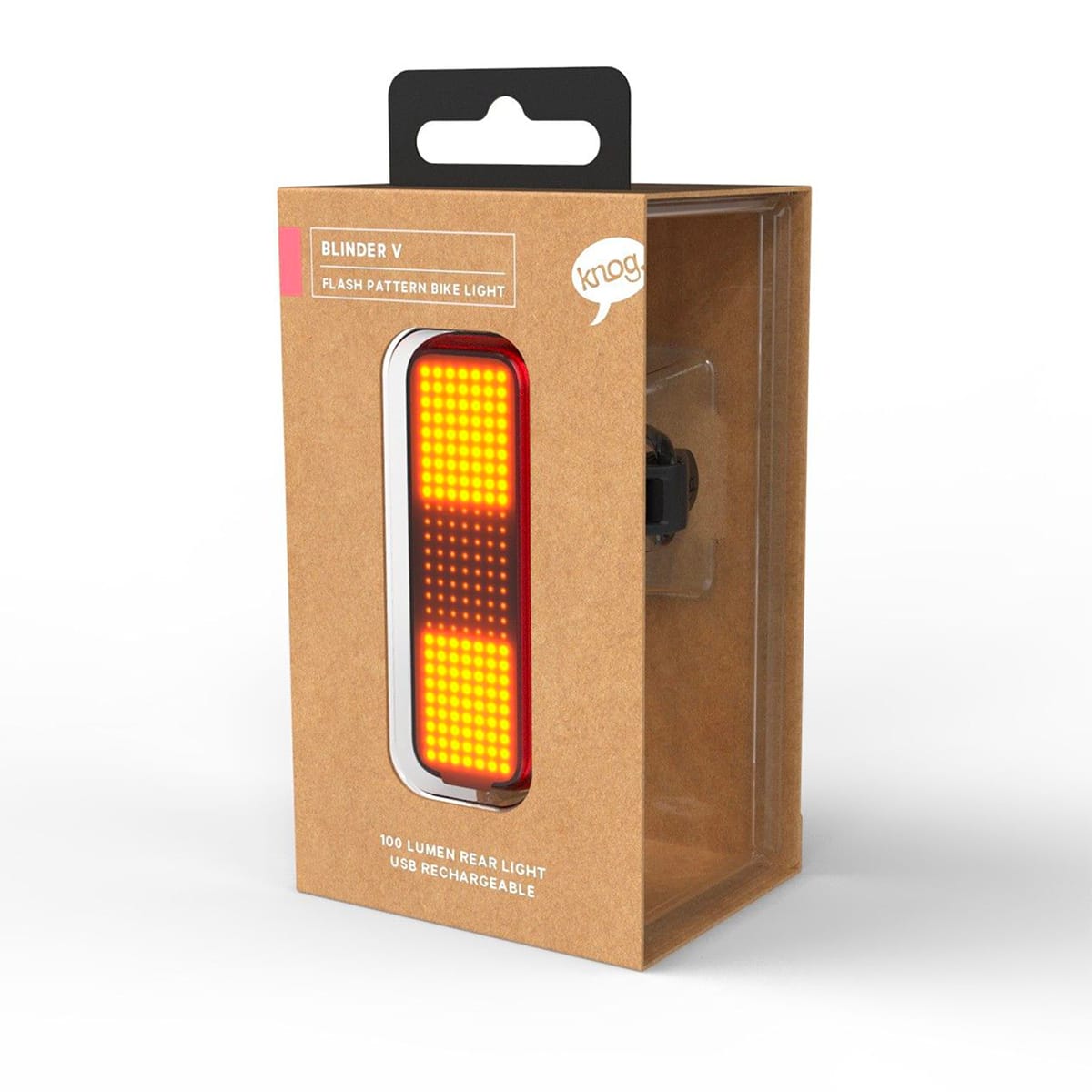 KNOG BLINDER V luz traseira - Parafuso - Preto