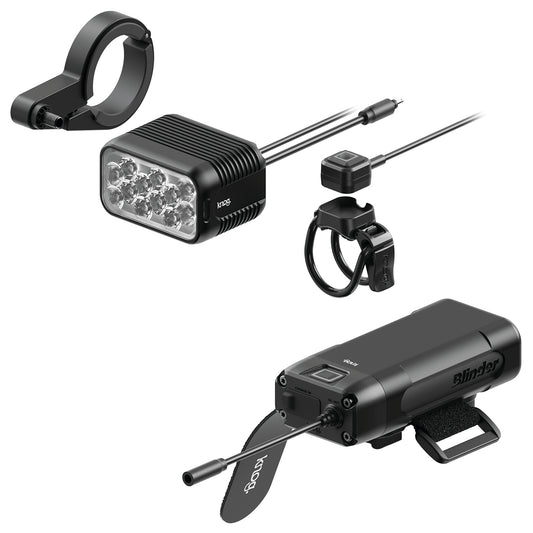 Iluminação dianteira PÁRA-BRISA KNOG X 1800