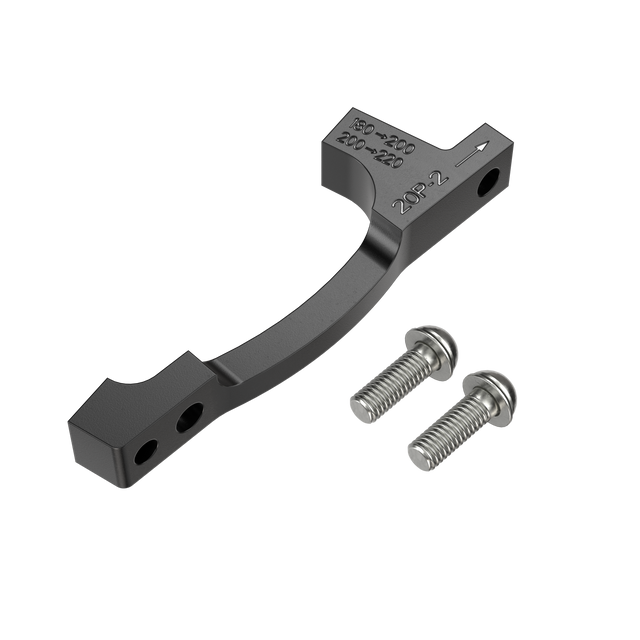 Adaptador de Estribo SRAM PostMount 20P-2 para Discos de 200/220mm + Fixadores de Aço Inoxidável