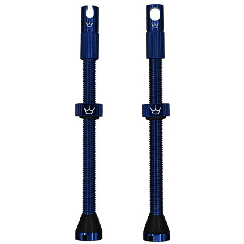 PEATY'S x Chris King MK2 Presta 80 mm Válvulas sem câmara de ar (x2) Azul