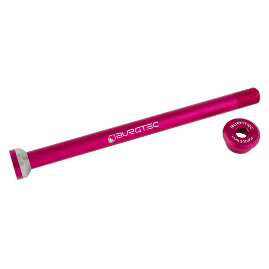 BURGTEC 171mm Eixo da roda traseira para quadros de transição cor-de-rosa