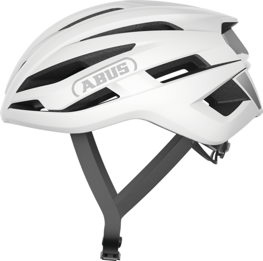 Capacete de estrada ABUS STORMCHASER ACE Polar Branco