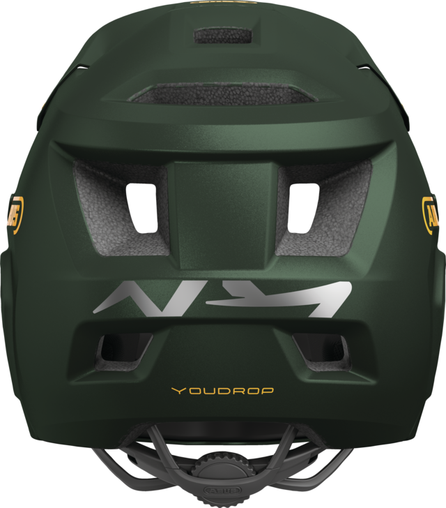 Capacete de BTT ABUS YOUDROP FF Junior Moss Verde