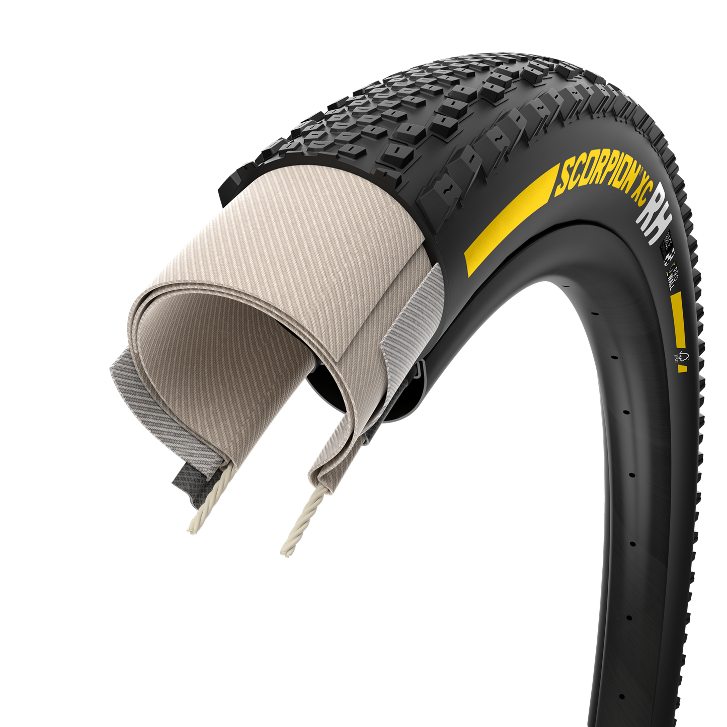 Pneu PIRELLI SCORPION RACE XC RH ProWall 29x2.40 Tubeless Ready Soft Yellow Team Edition