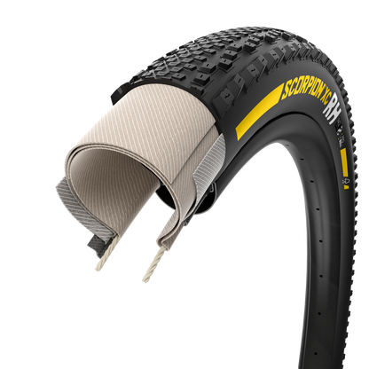 Pneu PIRELLI SCORPION RACE XC RH ProWall 29x2.40 Tubeless Ready Flexível Preto/Amarelo Team Edition