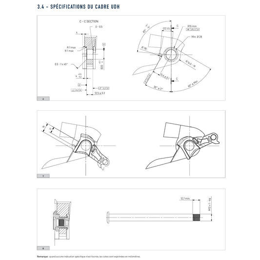 SUPORTE UDH CAMPAGNOLO PARA MONTAGEM DIRECTA 13