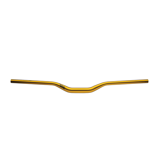 Guiador Title AH1 dourado, rise 38 mm, aperto 31,8 mm, largura 800 mm