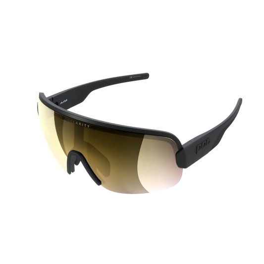 POC AIM Glasses Preto/Clarity Road/Partly Sunny Gold