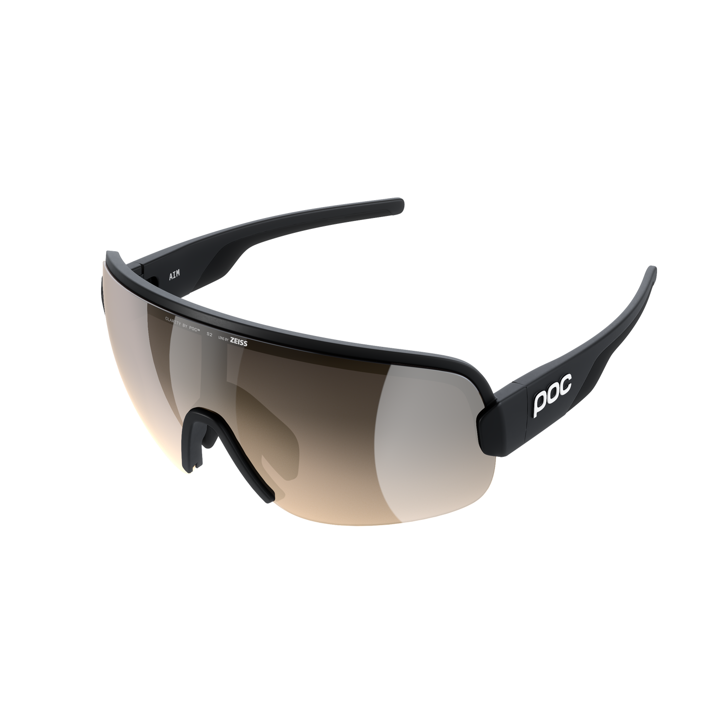 POC AIM Goggles Preto/Clarity Trail/Partly Sunny Silver