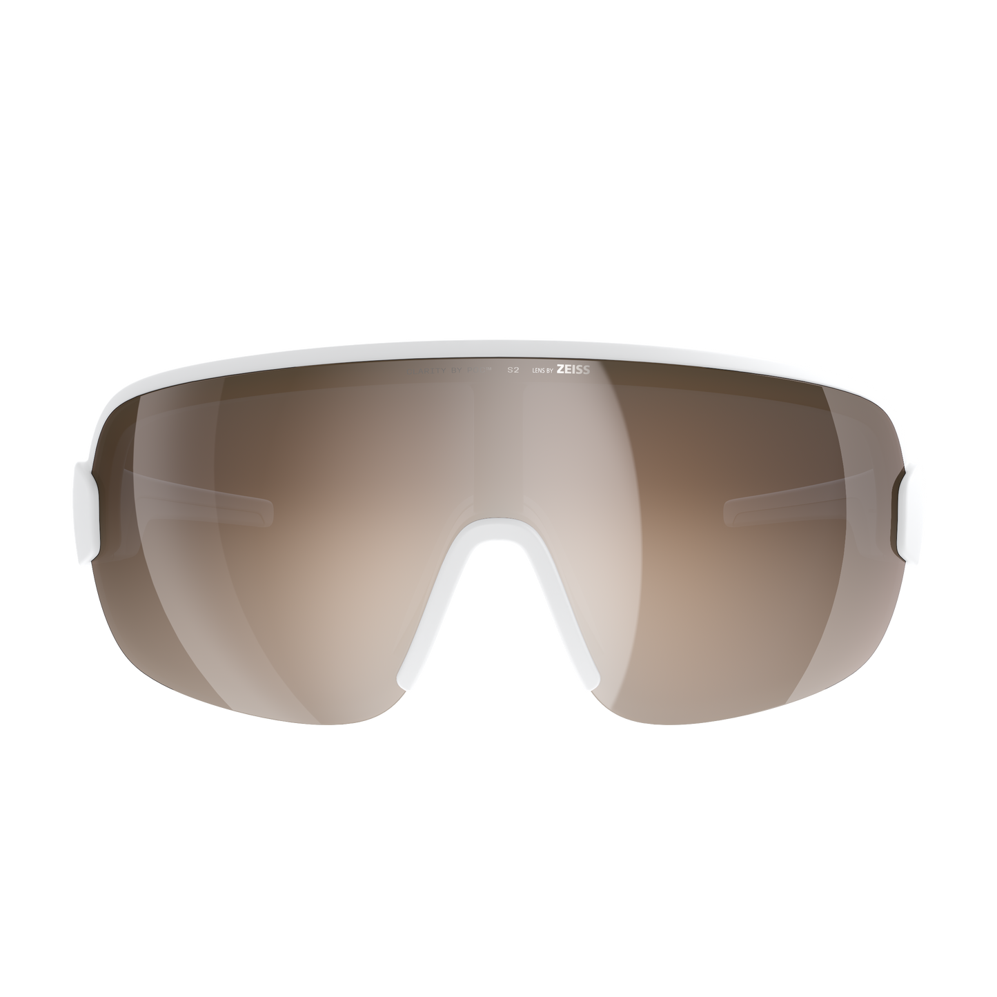 POC AIM Goggles White/Clarity Trail/Partly Sunny Silver