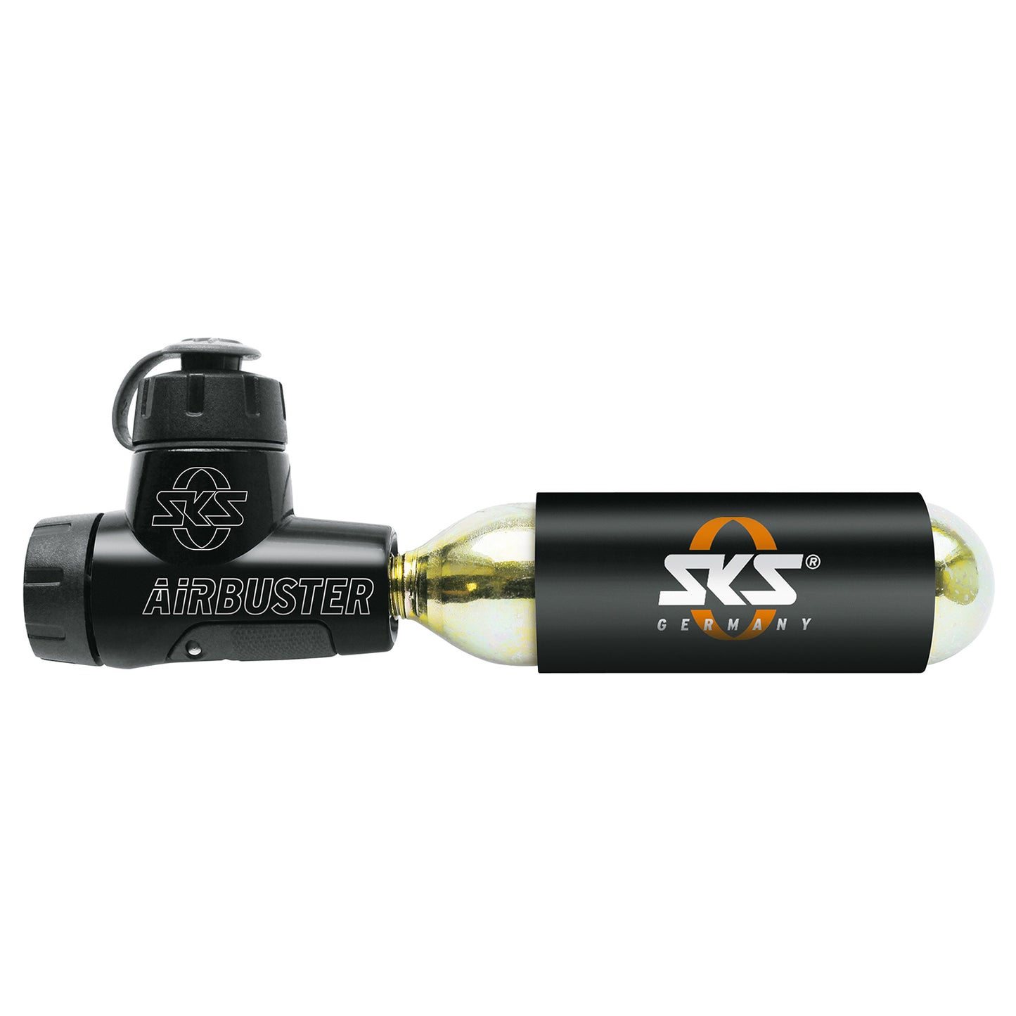 SKS GERMANY AIRBUSTER CO2 striker + cartucho de CO2 com rosca de 16 g (x1)