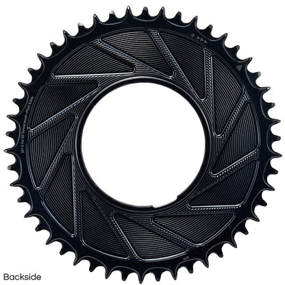 Prato Mono 12/13V ALUGEAR AERO Thread Mount Sram Preto