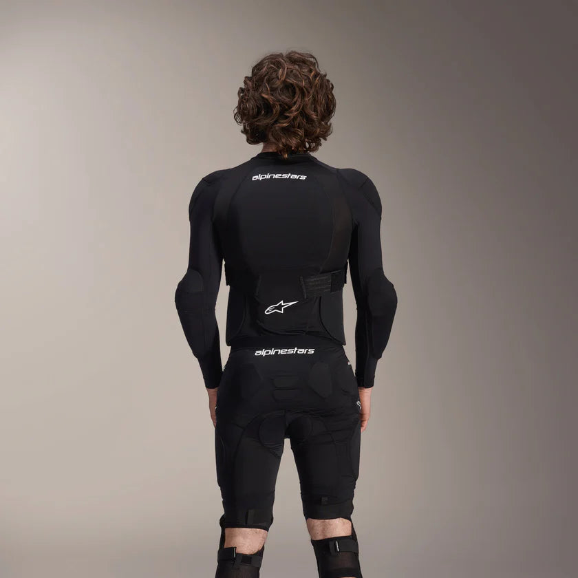 Colete de proteção de manga comprida preto/branco ALPINESTARS A-IMPACT PLASMA