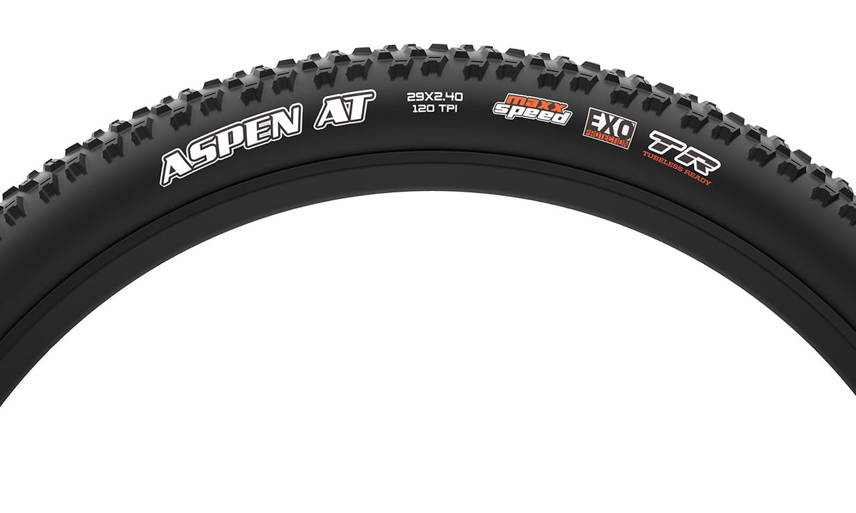 Pneu MAXXIS ASPEN AT — vista lateral / perfil