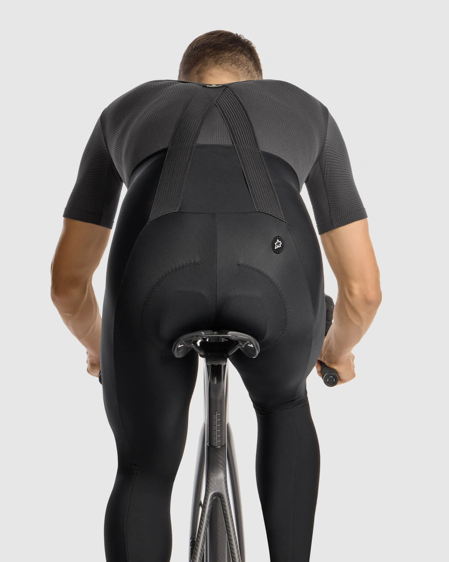 Calção Longo com Bretelas ASSOS MILLE GT SPRING FALL S11 Preto