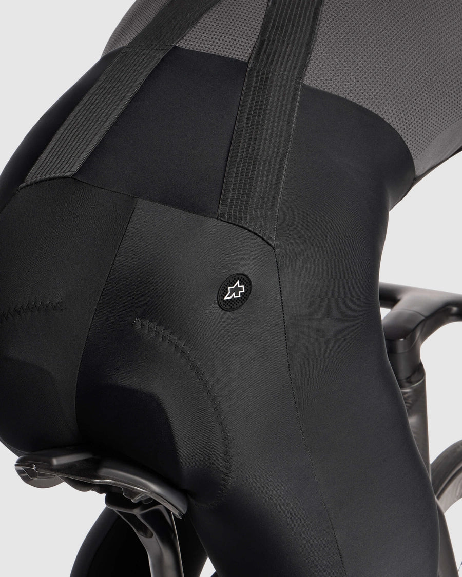 Calção Longo com Bretelas ASSOS MILLE GT SPRING FALL S11 Preto