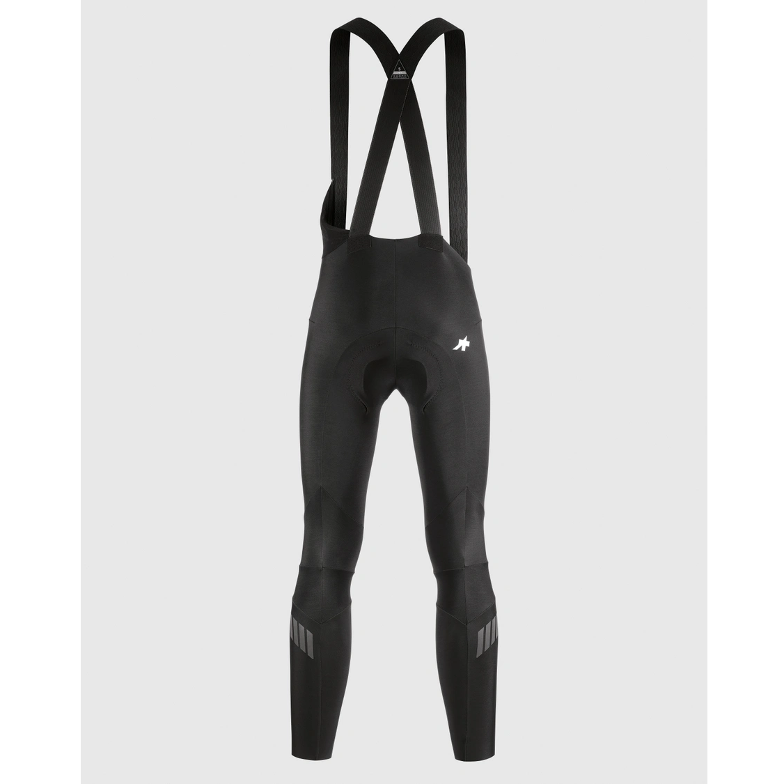 Calção Longo com Bretelas ASSOS EQUIPE RS SPRING FALL S11 EVO Preto