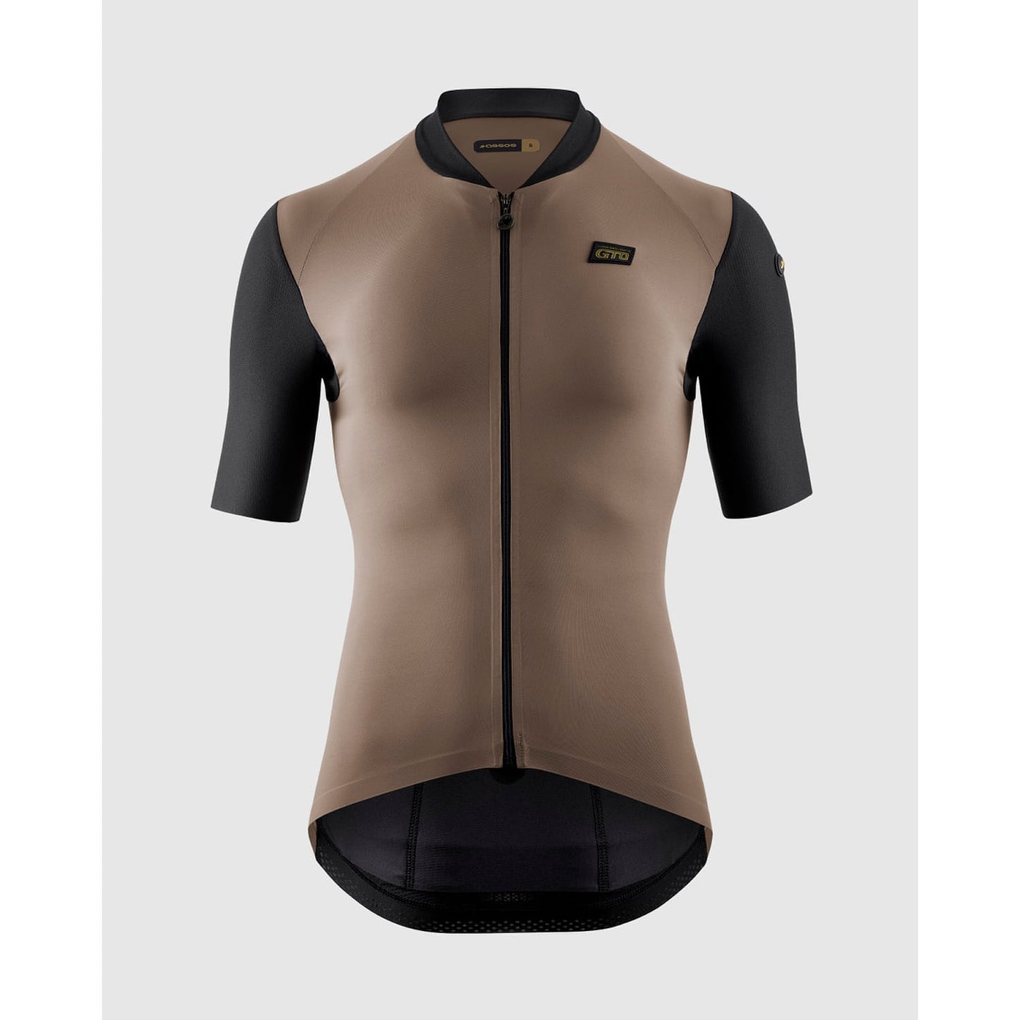 ASSOS EQUIPE RS S11 Camisola de manga curta Preto/Bege