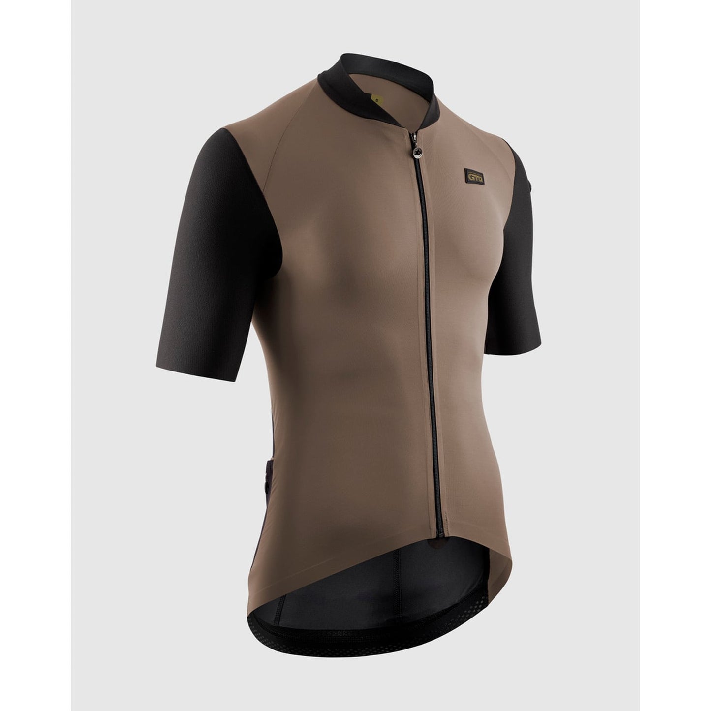ASSOS EQUIPE RS S11 Camisola de manga curta Preto/Bege