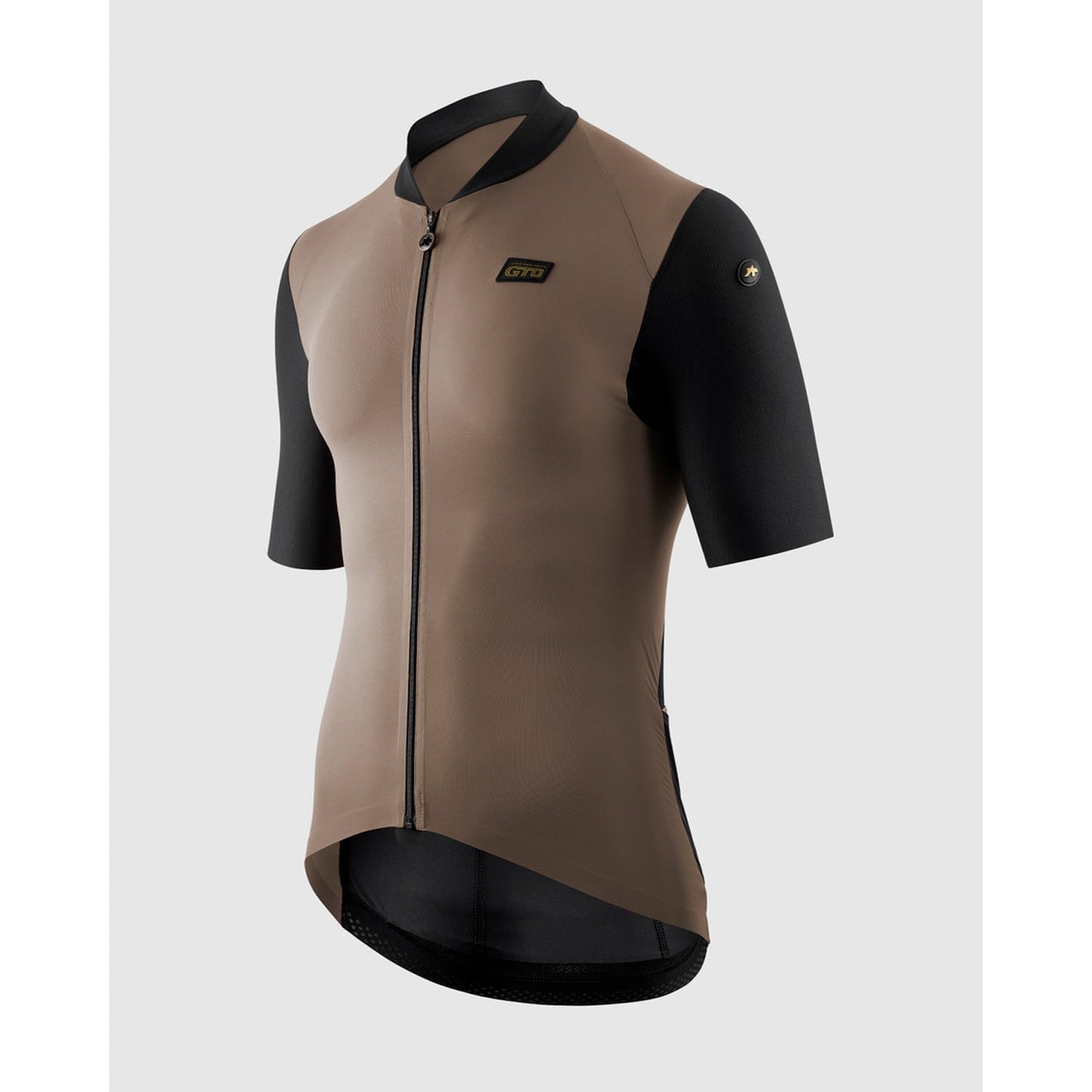 ASSOS EQUIPE RS S11 Camisola de manga curta Preto/Bege