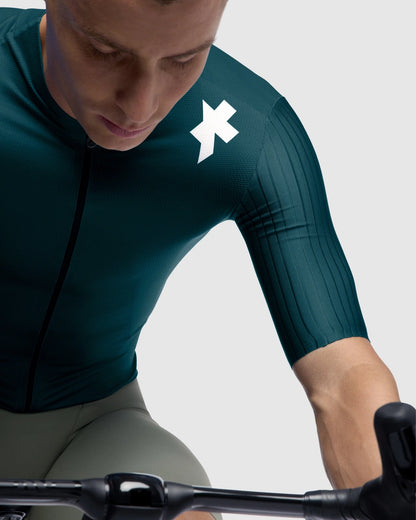 Maillot ASSOS EQUIPE RS S11 Mangas Curtas Petrol