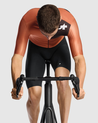 Maillot ASSOS EQUIPE RS S11 Mangas Curtas Castanho