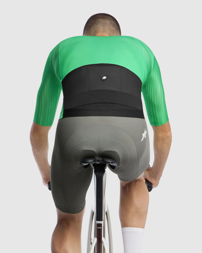 Maillot ASSOS EQUIPE RS S11 Mangas Curtas Verde