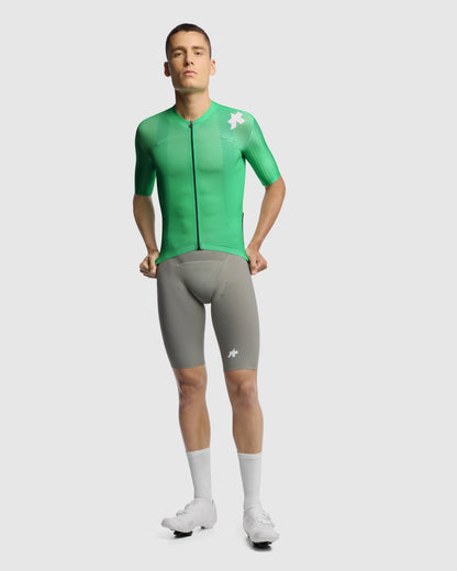 Maillot ASSOS EQUIPE RS S11 Mangas Curtas Verde