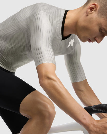 Camisola ASSOS EQUIPE RSR S11 Manches Courtes Cinzento