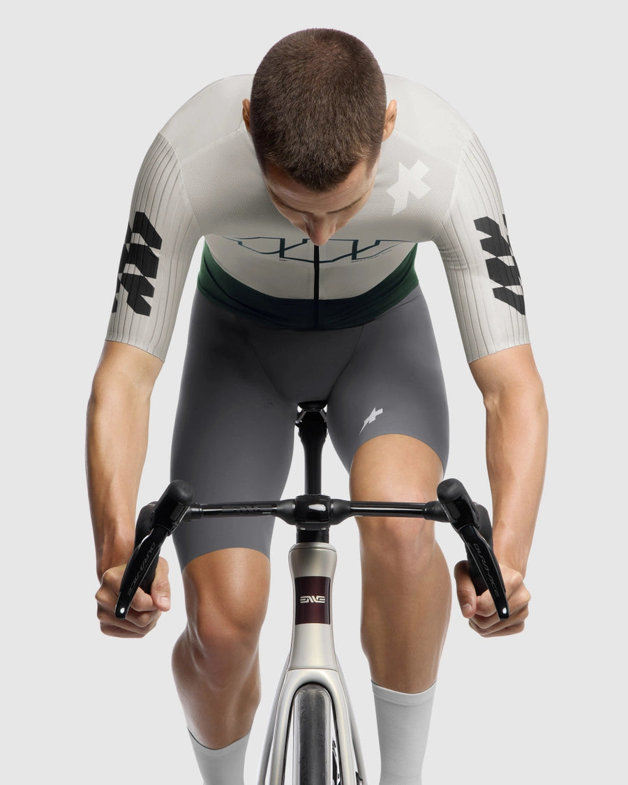 ASSOS EQUIPE RS S11 Something to say Camisola de manga curta branca