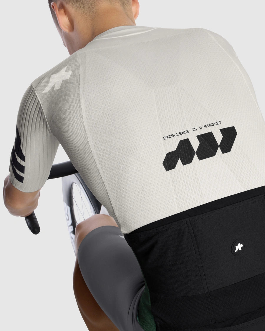 ASSOS EQUIPE RS S11 Something to say Camisola de manga curta branca