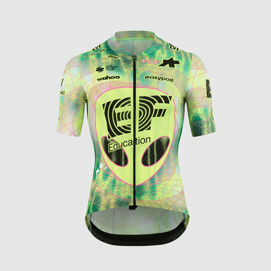 ASSOS MILLE GT EDUCATION FIRST GIRO Jersey Manga curta Preto/Amarelo