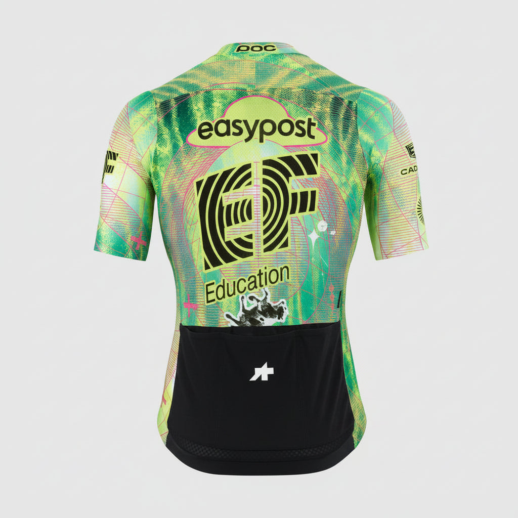 ASSOS MILLE GT EDUCATION FIRST GIRO Jersey Manga curta Preto/Amarelo