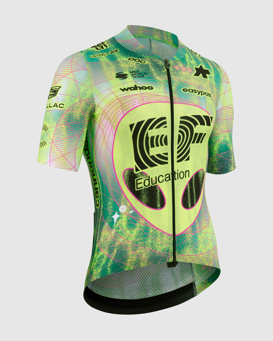 ASSOS MILLE GT EDUCATION FIRST GIRO Jersey Manga curta Preto/Amarelo