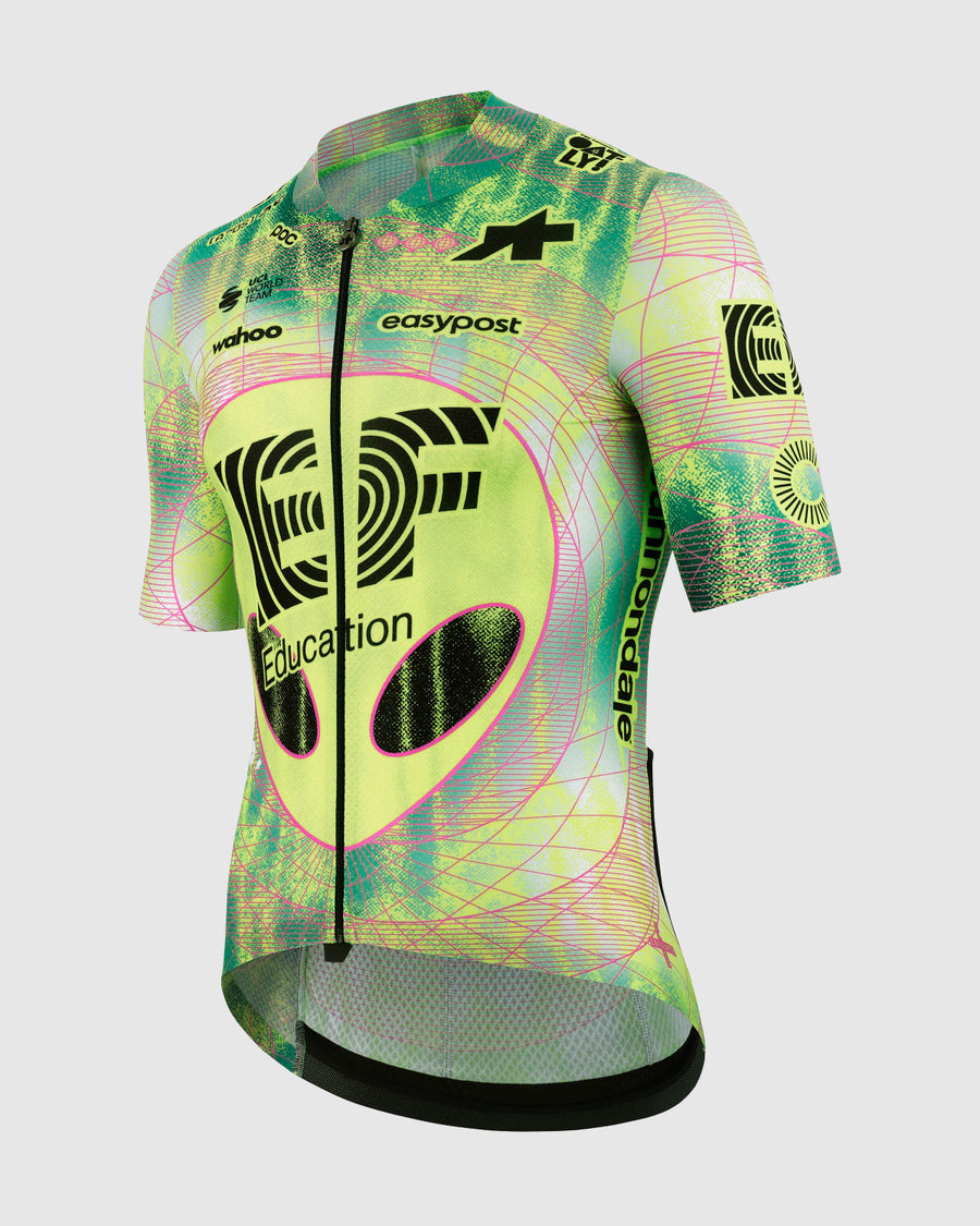 ASSOS MILLE GT EDUCATION FIRST GIRO Jersey Manga curta Preto/Amarelo