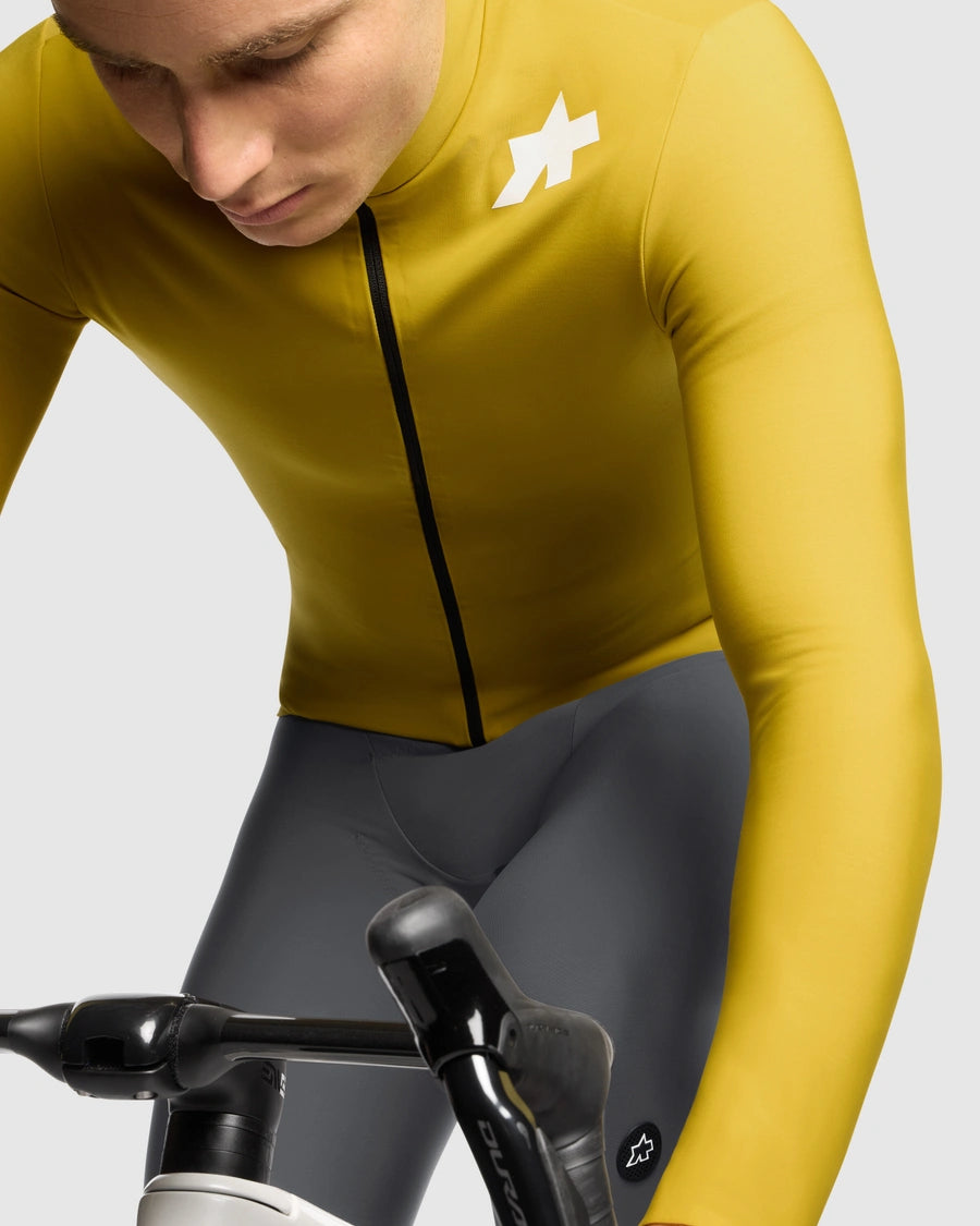 Maillot ASSOS MILLE GT SPRING FALL S11 Mangas Longas Amarelo