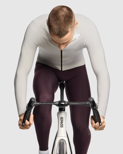 Camisola ASSOS MILLE GT SPRING FALL S11 Mangas Compridas Branco