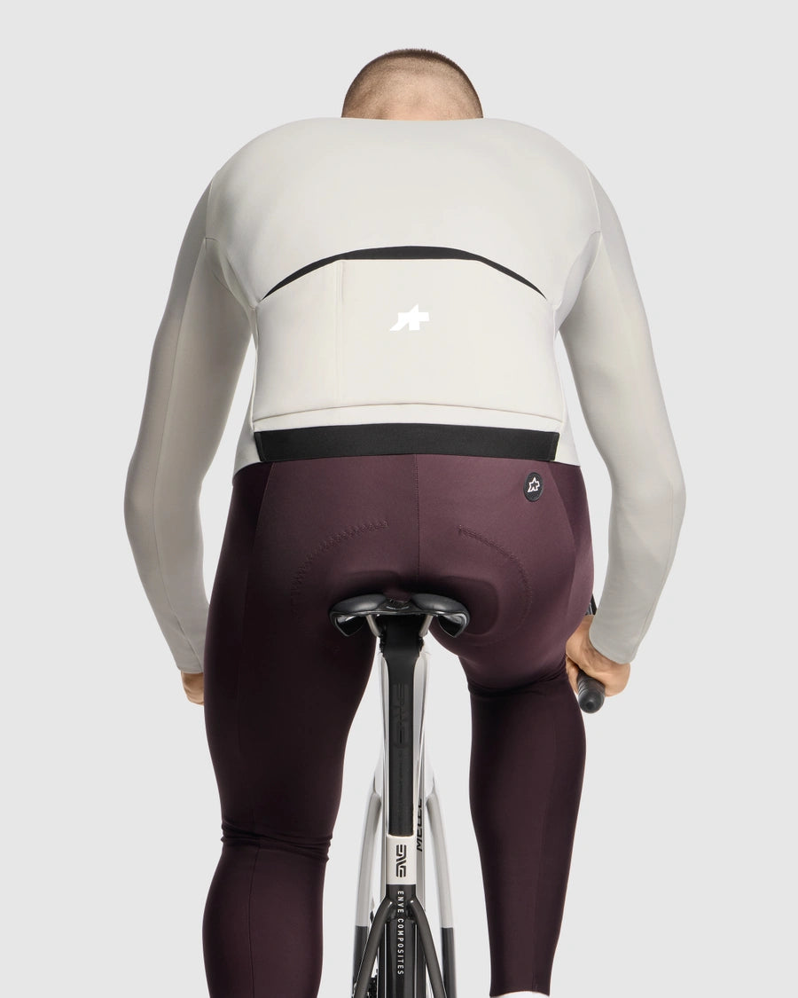 Camisola ASSOS MILLE GT SPRING FALL S11 Mangas Compridas Branco